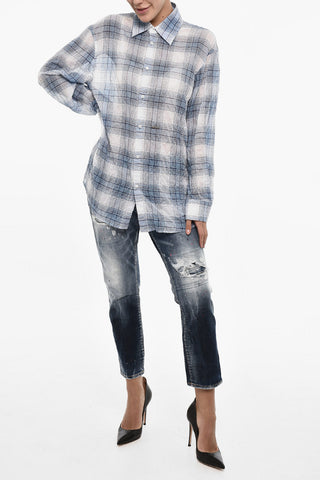 Checked Oversized Shirt