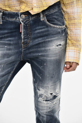 Vintage Effect Regular Fit Jeans