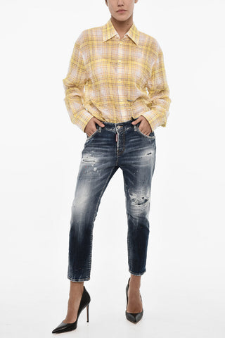 Vintage Effect Regular Fit Jeans