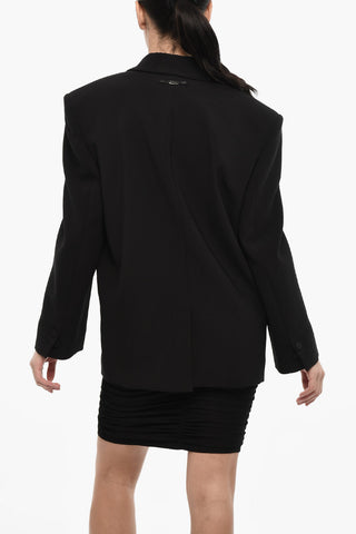 Oversized Fit Solid Color Blazer