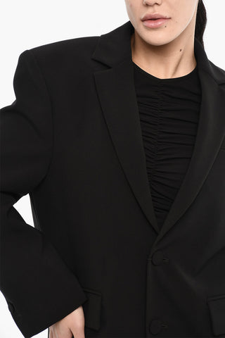 Oversized Fit Solid Color Blazer