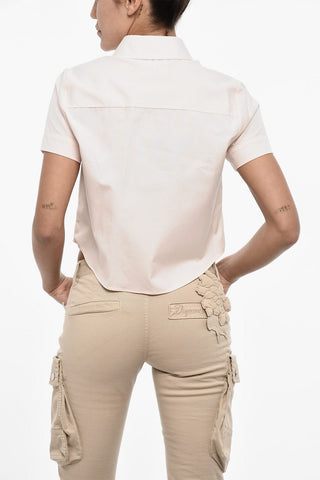Hemd aus Baumwoll-Popeline mit Tasche