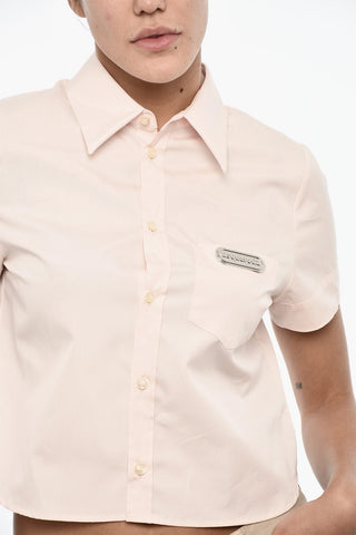 Hemd aus Baumwoll-Popeline mit Tasche
