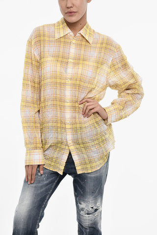 Checked Oversized Shirt