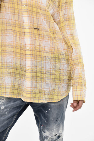 Checked Oversized Shirt