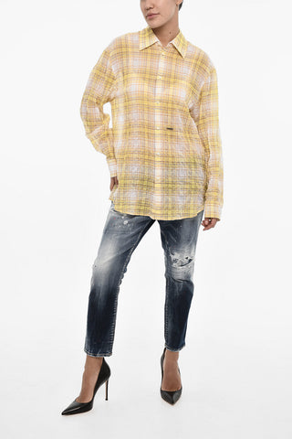 Checked Oversized Shirt