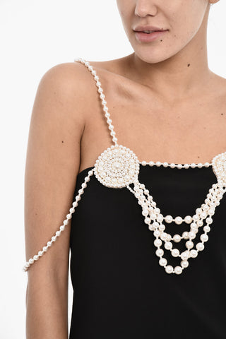 Mini Dress With Bead Detail