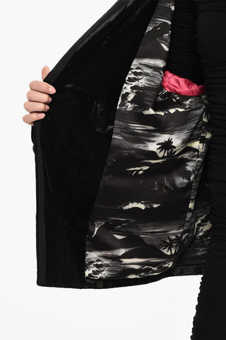 Giacca Doppiopetto in Ciniglia Oversize Fit