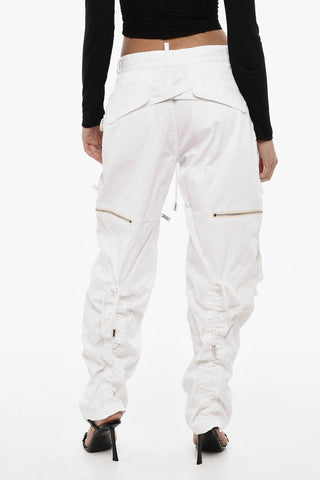 Pantaloni Cargo Loose Fit a Vita regolare