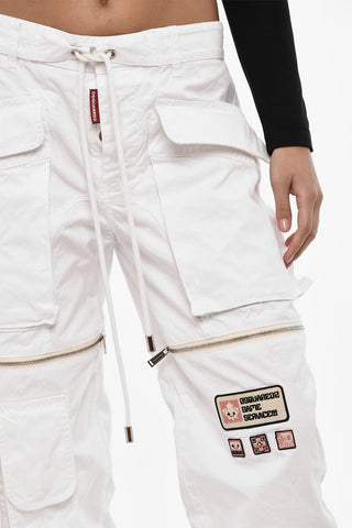 Pantaloni Cargo Loose Fit a Vita regolare