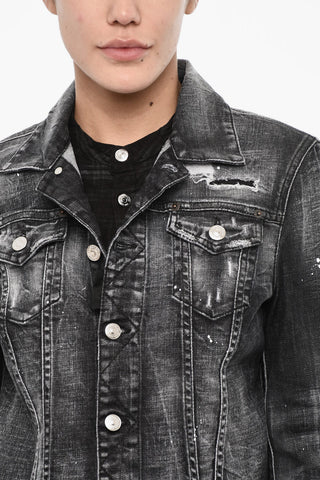 Denimjacke im Vintage-Look