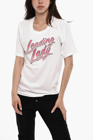 Short Sleeved LEADING LADY Printed T-shirt