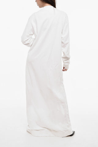 Sweat Maxi Dress with Contrast Logo