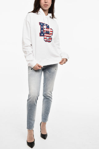 Cotton Hoodie with Monogram