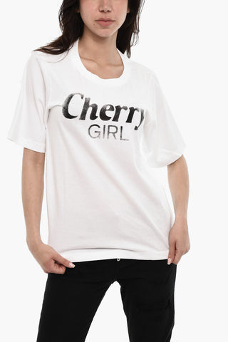 Crewneck CHERRY Printed T-shirt