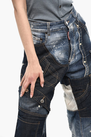 Baggy Fit Vintage Effect Jeans
