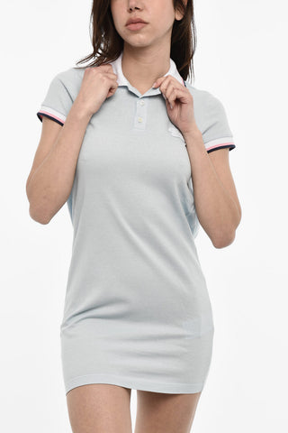 Short Polo Dress With Open Back