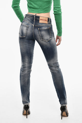 Jeans Regular Fit a Vita Regolare