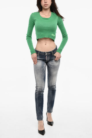 Jeans Regular Fit a Vita Regolare