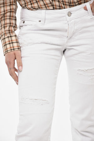 WHITE BULL Jeans In Hellwäsche Cropped Im Vintage-Look