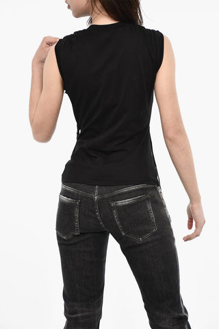Vintage Effect Top with Fringes