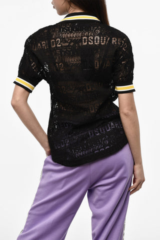 Short Sleeved Lace Polo
