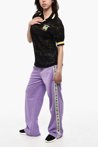Short Sleeved Lace Polo