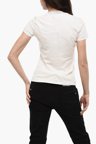 Bedrucktes T-Shirt PREPPY Mit Washed-Effekt
