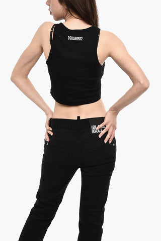 Sleeveless ICON Cropped Top