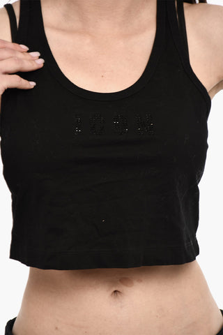 Sleeveless ICON Cropped Top