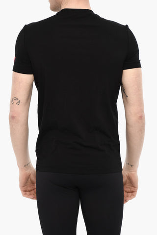 Solid Color Cotton Underwear Crew-neck T-shirt