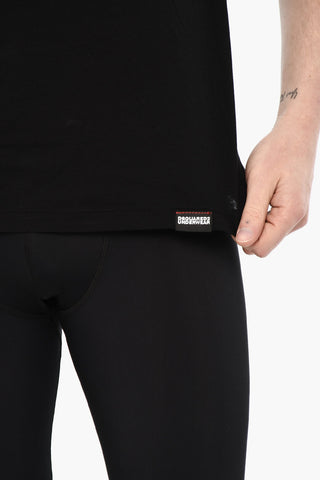 Solid Color Cotton Underwear Crew-neck T-shirt