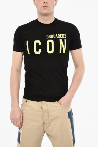 Cotton ICON Crew-neck T-shirt with Print