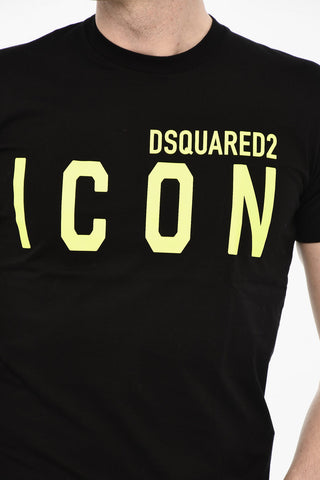 Cotton ICON Crew-neck T-shirt with Print