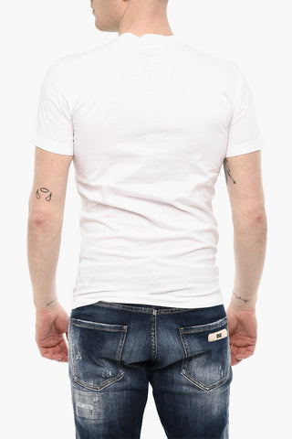 T-shirt Girocollo ICON In Cotone con Stampa