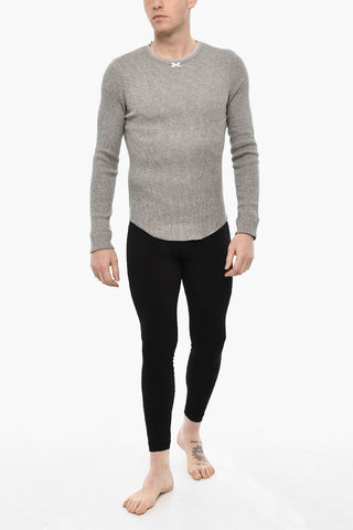 Long Sleeve Underwear Crew-neck T-shirt with Bow