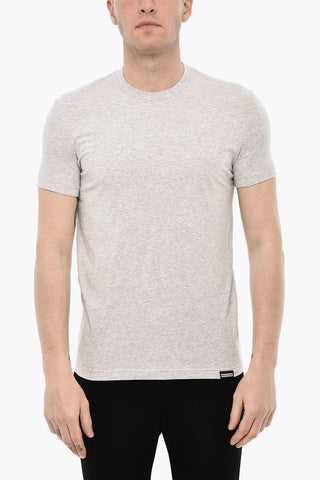 Underwear Solid Color Crew-neck T-shirt