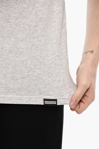 Underwear Solid Color Crew-neck T-shirt