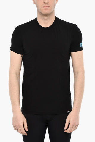 Solid Color Cotton Underwear Crew-neck T-shirt