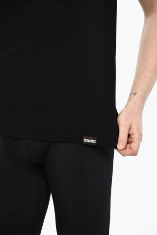 Solid Color Cotton Underwear Crew-neck T-shirt