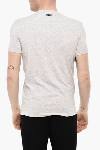 T-shirt Girocollo Underwear con Ricamo