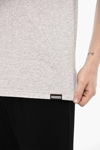 T-shirt Girocollo Underwear con Ricamo