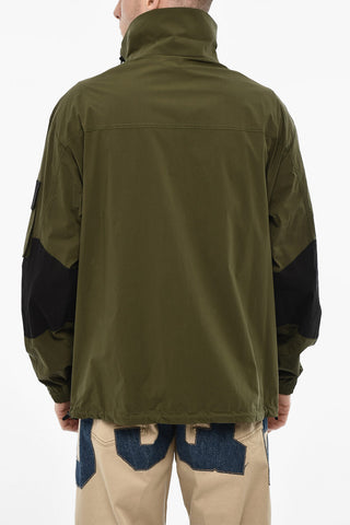Windbreaker Doppiopetto Con Dettaglio Zip
