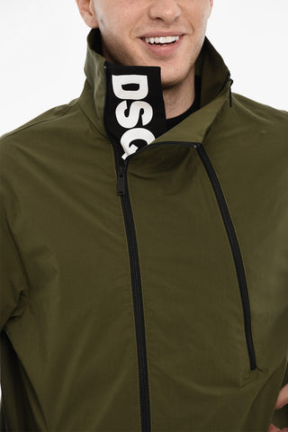 Windbreaker Doppiopetto Con Dettaglio Zip