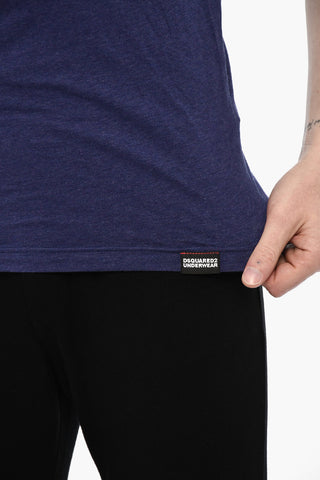 Cotton Underwear Tank Top With Contrasting Trim