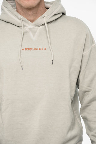 Felpa Hoodie In Cotone Felpato 