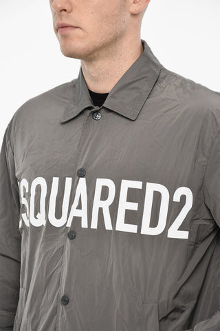 Logo Print Windbreaker