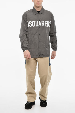 Logo Print Windbreaker