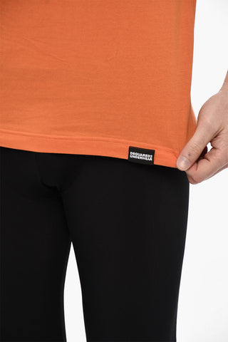 Solid Color Underwear Crew-neck T-shirt