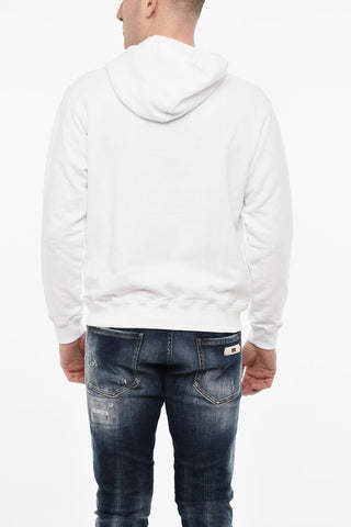 Cotton Hoodie With Maxi Logo
